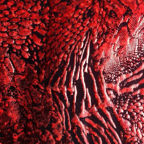 animal print metallic foil fabric black and red us|Metallic Animal Print Fabric .